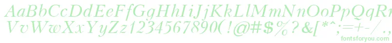 KudrashovItalic.001.001-fontti – vihreät fontit