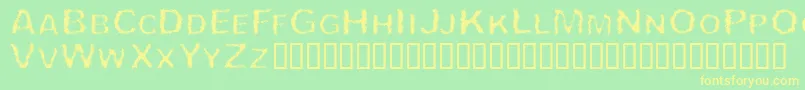 More about TheoryOfCremation Font TheoryOfCremation Font – Yellow Fonts on Green Background