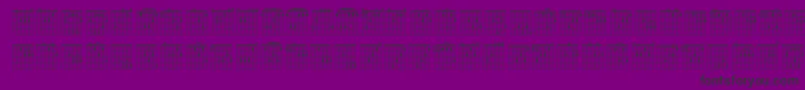 フォントFra – 紫の背景に黒い文字