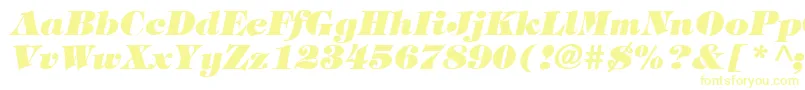 TimpaniHeavyItalic Font – Yellow Fonts