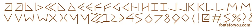 Шрифт Uncialfifty – коричневые шрифты