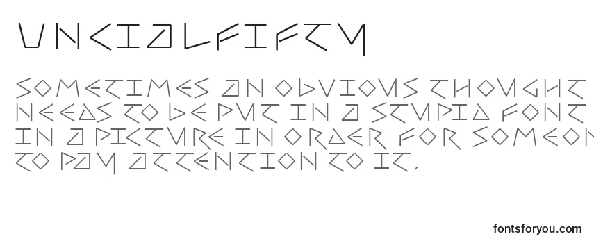 Uncialfifty-fontti