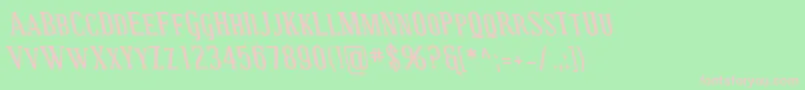 More about CovingtonScRevBoldItalic Font CovingtonScRevBoldItalic Font – Pink Fonts on Green Background