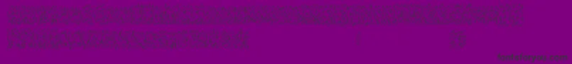 OaklandHills1991 Font – Black Fonts on Purple Background