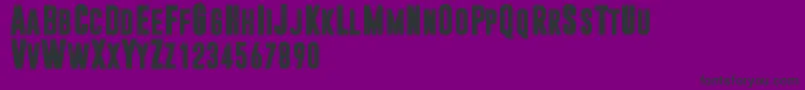 Dreamwalker Font – Black Fonts on Purple Background