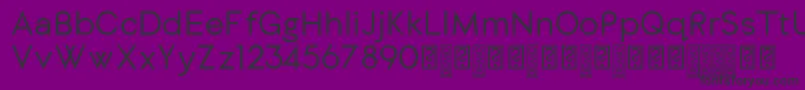 DylangothicRegular Font – Black Fonts on Purple Background