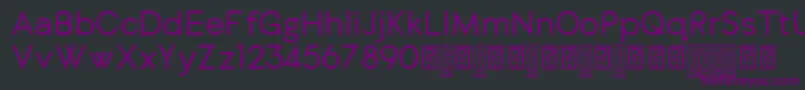 DylangothicRegular Font – Purple Fonts on Black Background