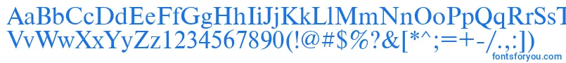 Шрифт PtNewtonCyrillic – синие шрифты