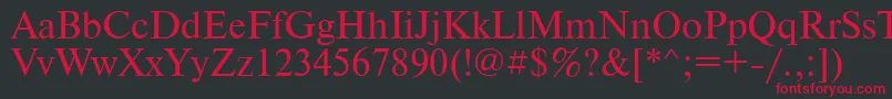 PtNewtonCyrillic Font – Red Fonts on Black Background