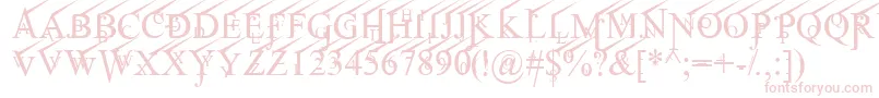 JeanSpliceUprite-Schriftart – Rosa Schriften