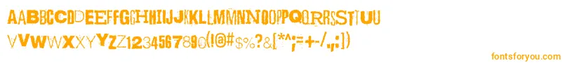 ScizzorwreckHalbfettAlt Font – Orange Fonts