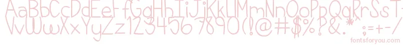Fonte DjbThisIsMyLife – fontes cor-de-rosa