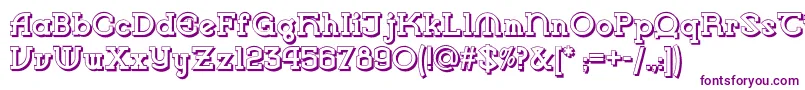 Więcej informacji o czcionce Vlaanderen Shadow Nf Czcionka Vlaanderen Shadow Nf – fioletowe czcionki