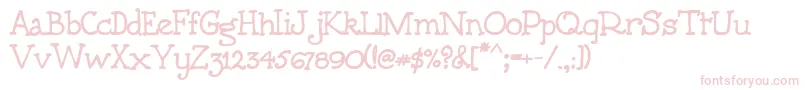5thgraderBold-Schriftart – Rosa Schriften