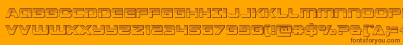 Lisätietoja Stardusterplat-fontista Stardusterplat-fontti – ruskeat fontit oranssilla taustalla