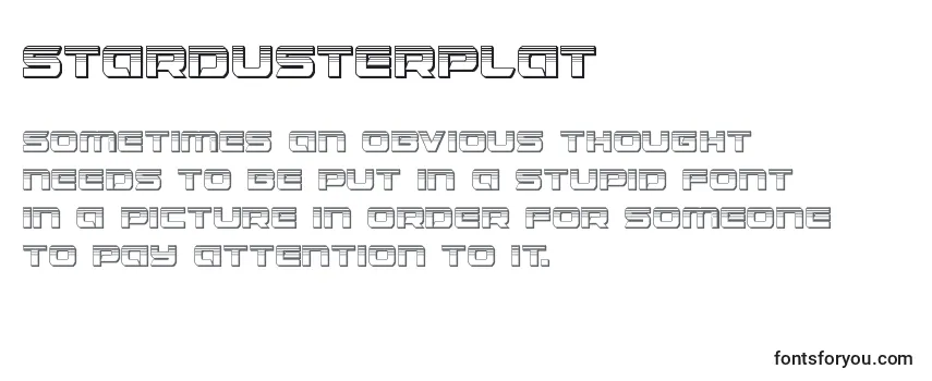 Stardusterplat Font