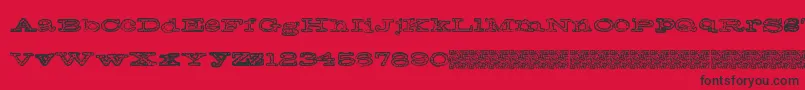 More about Frecklejackson Font Frecklejackson Font – Black Fonts on Red Background