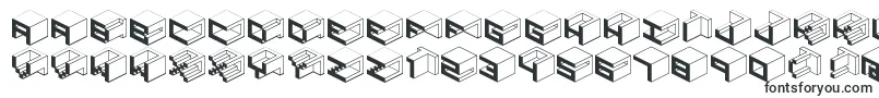 Qbicle1brkmk Font – Stretched Fonts