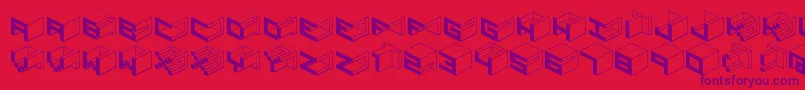 fuente Qbicle1brkmk – Fuentes Moradas Sobre Fondo Rojo