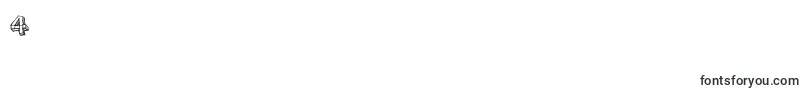 フォントPfamateurRough – フォント数字4