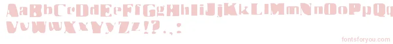Dr.Benway Font – Pink Fonts on White Background