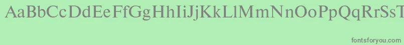 Newtonctt Font – Gray Fonts on Green Background