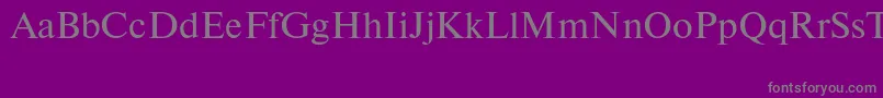 フォントNewtonctt – 紫の背景に灰色の文字