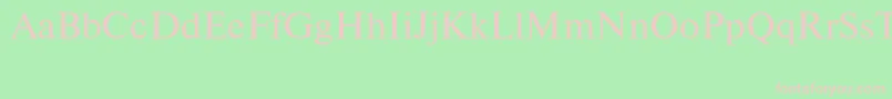 Newtonctt Font – Pink Fonts on Green Background