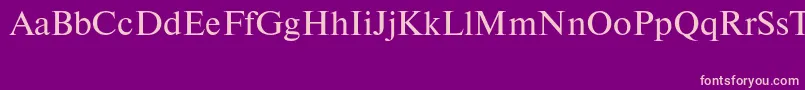 Newtonctt Font – Pink Fonts on Purple Background