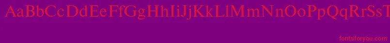 Newtonctt Font – Red Fonts on Purple Background