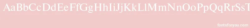 Newtonctt-Schriftart – Weiße Schriften auf rosa Hintergrund