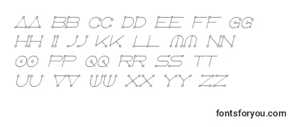 AnglocelestialItalic Font