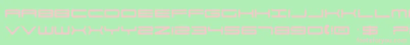 Por2 Font – Pink Fonts on Green Background