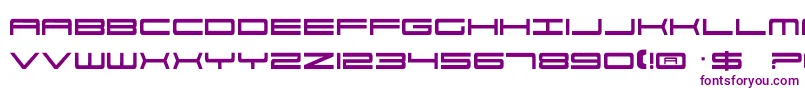 Por2 Font – Purple Fonts on White Background