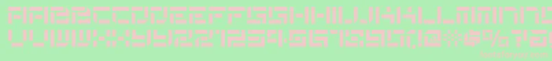 Police De Stencil Nf – polices roses sur fond vert