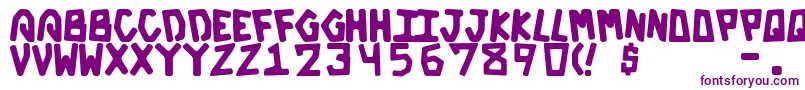 GalacticBold Font – Purple Fonts