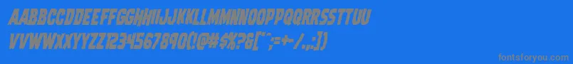 En savoir plus sur la police Dreadringercondital Police Dreadringercondital – polices grises sur fond bleu
