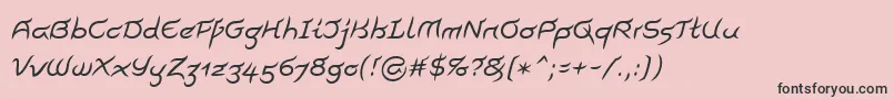 En savoir plus sur la police PegathlonLtRegular Police PegathlonLtRegular – polices noires sur fond rose