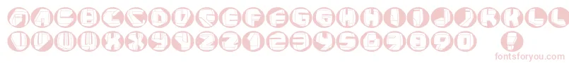 Neopanbuttons-Schriftart – Rosa Schriften