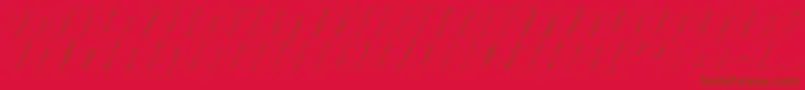 fuente LinotypeHenriAxis – Fuentes Marrones Sobre Fondo Rojo