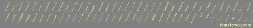 Weitere Informationen zur LinotypeHenriAxis-Schriftart LinotypeHenriAxis-Schriftart – Gelbe Schriften auf grauem Hintergrund