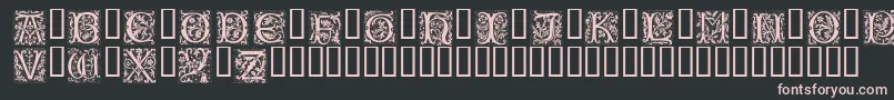 Petifl Font – Pink Fonts on Black Background