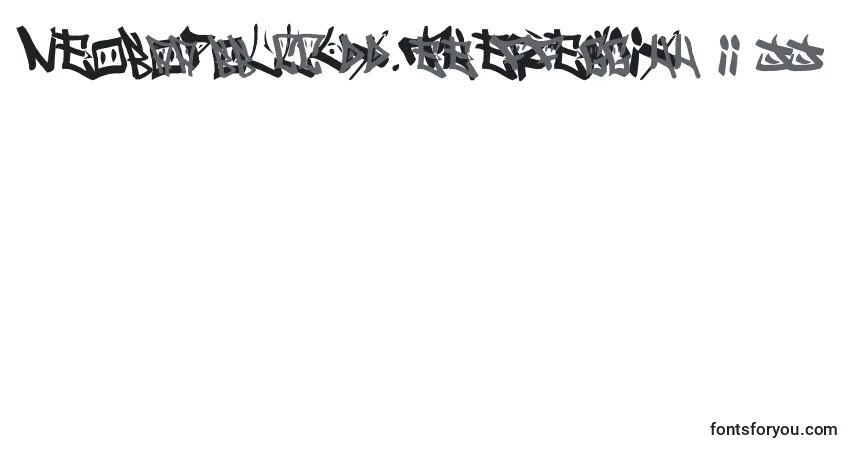 Schriftart NeoBopollux.TheRemix – Alphabet, Zahlen, spezielle Symbole