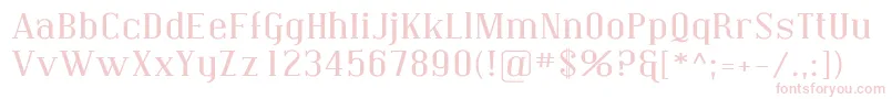 CovingtonExp Font – Pink Fonts on White Background