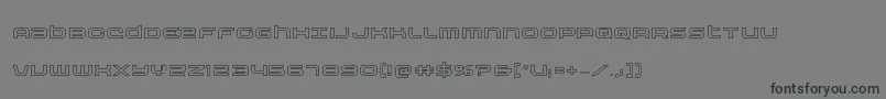 Nextwaveout Font – Black Fonts on Gray Background