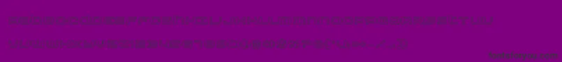 Czcionka Nextwaveout – czarne czcionki na fioletowym tle