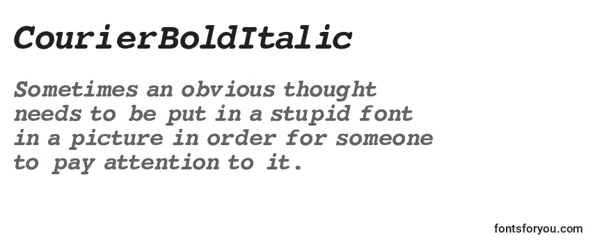 CourierBoldItalic-fontti