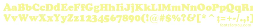 ACooperblack Font – Yellow Fonts