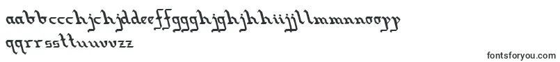 RedcoatLeftalic-fontti – korsikankieliset fontit