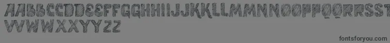 VtksStudy-fontti – mustat fontit harmaalla taustalla